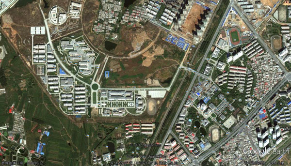 燕山大学Google地球俯视图