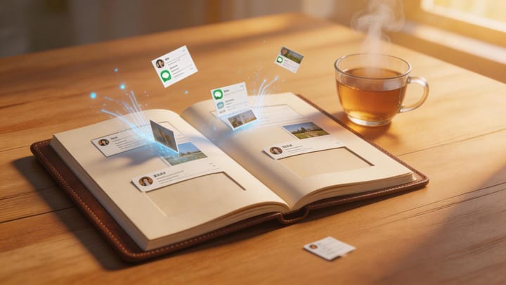 批量导出微信朋友圈内容