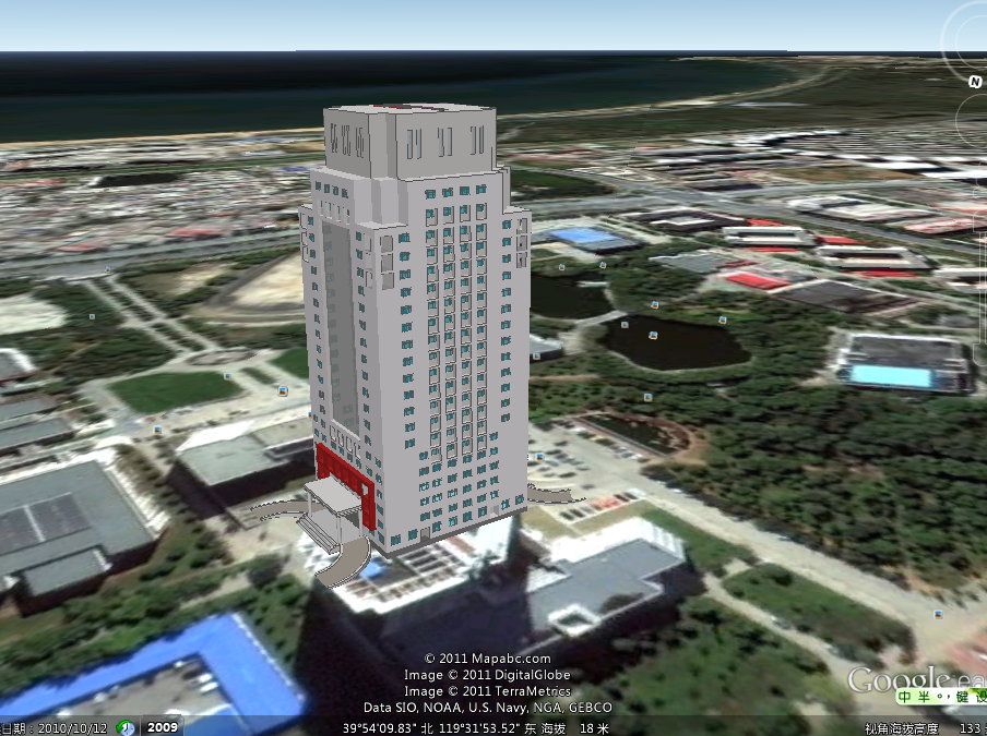 用 Google SketchUp 重现燕大世纪楼